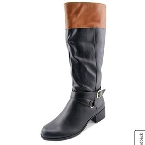 Style & Co Knee High Riding Boot Block Heel